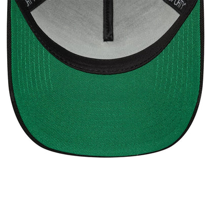 This is a  New Era Black 9FORTY A-Frame Adjustable Cap 2