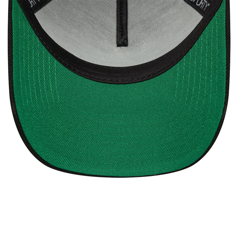 This is a  New Era Black 9FORTY A-Frame Adjustable Cap 2