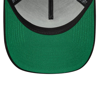 This is a  New Era Black 9FORTY A-Frame Adjustable Cap 2