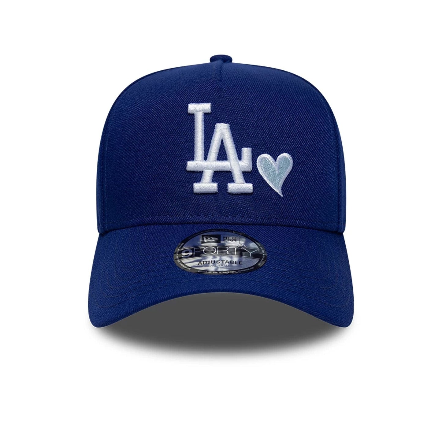 This is a LA Dodgers MLB Heart Dark Blue 9FORTY A-Frame Adjustable Cap 3