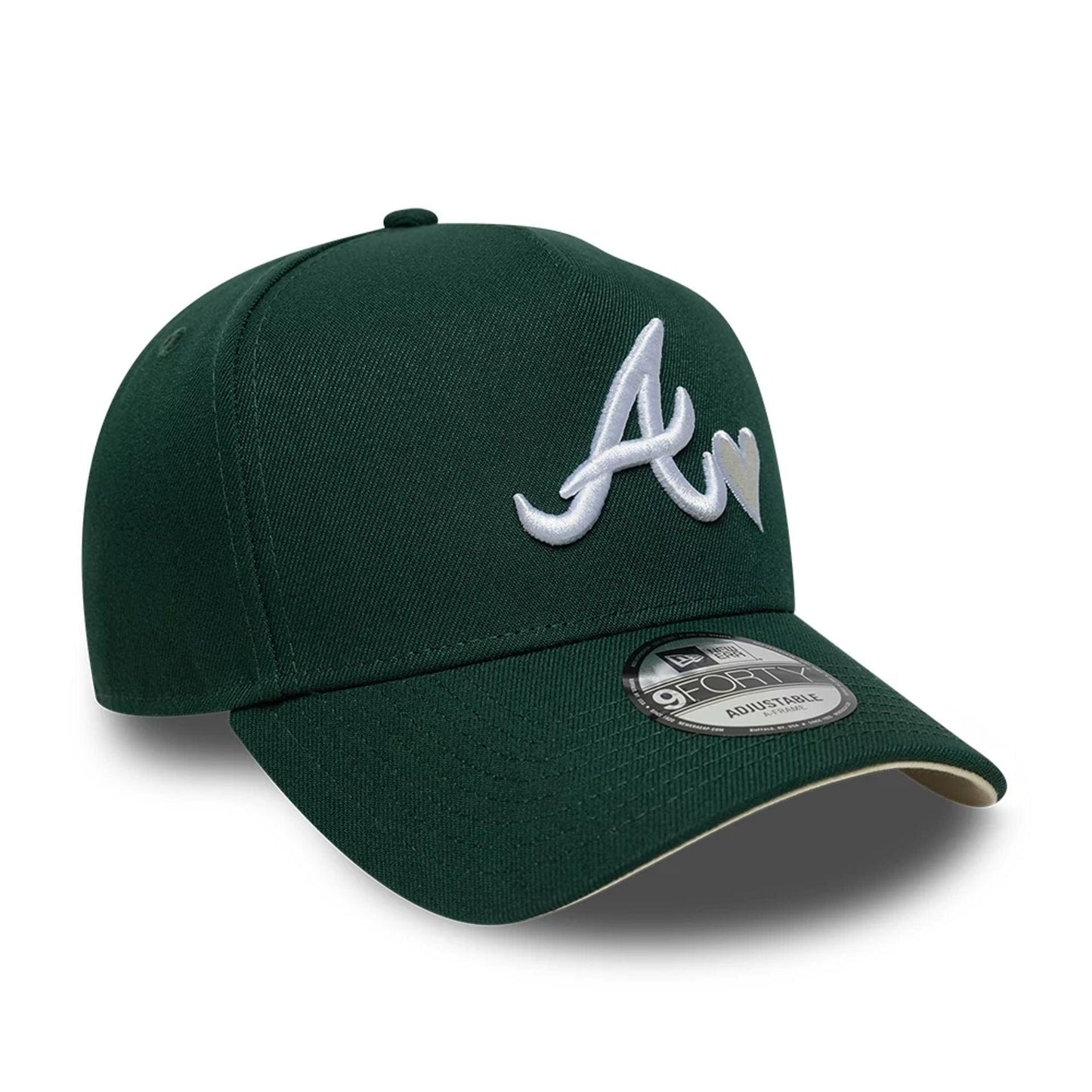 This is a Atlanta Braves MLB Heart Dark Green 9FORTY A-Frame Adjustable Cap 4