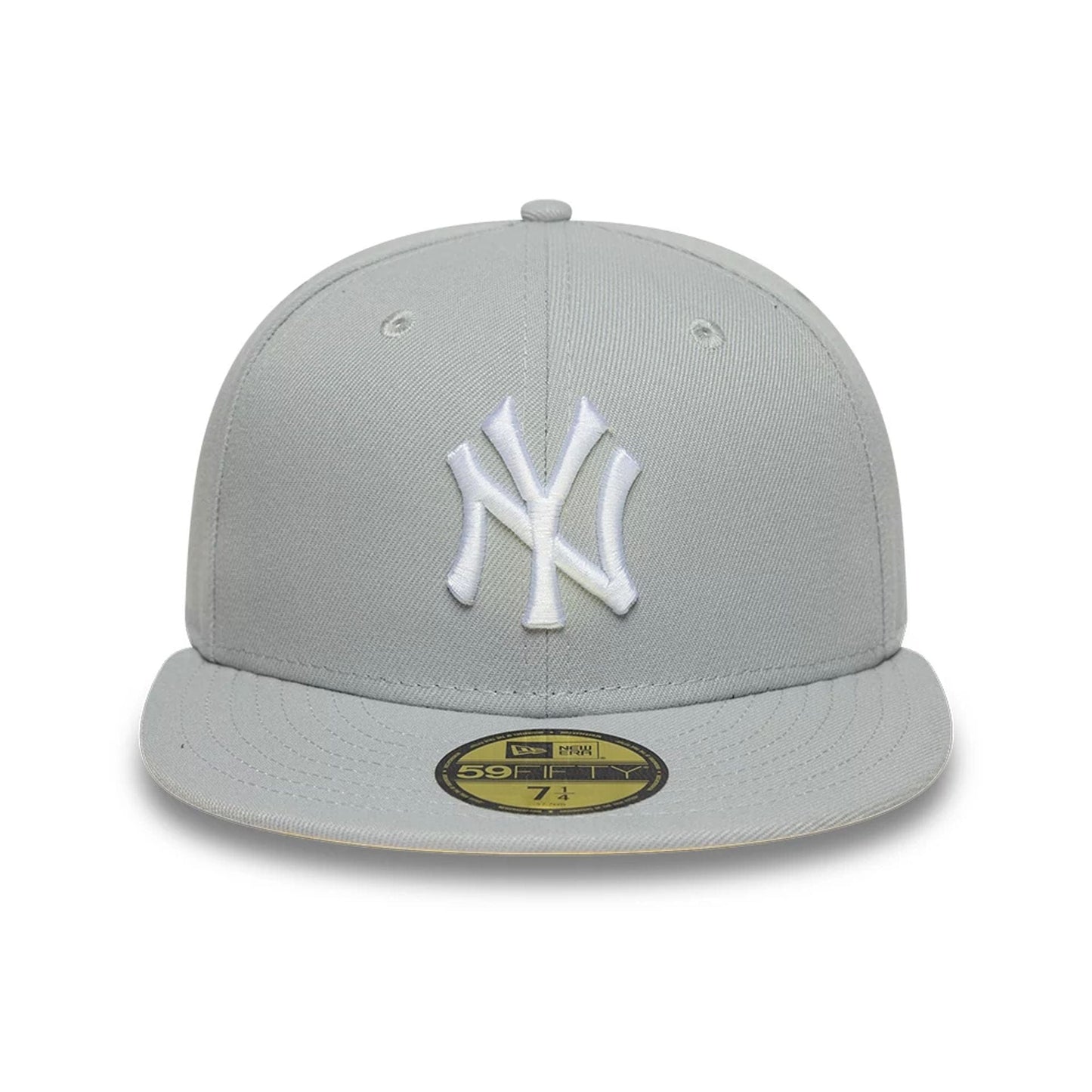 This is a New York Yankees MLB Grey & Yellow 59FIFTY Fitted Cap 3