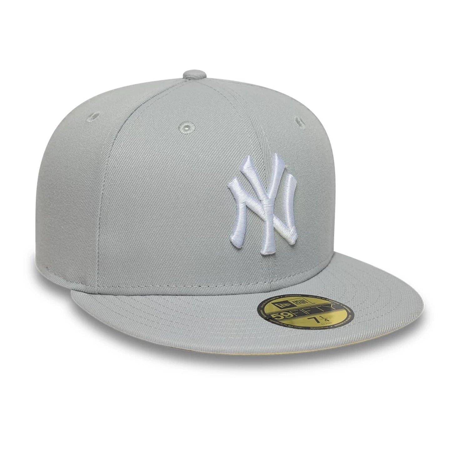 This is a New York Yankees MLB Grey & Yellow 59FIFTY Fitted Cap 4