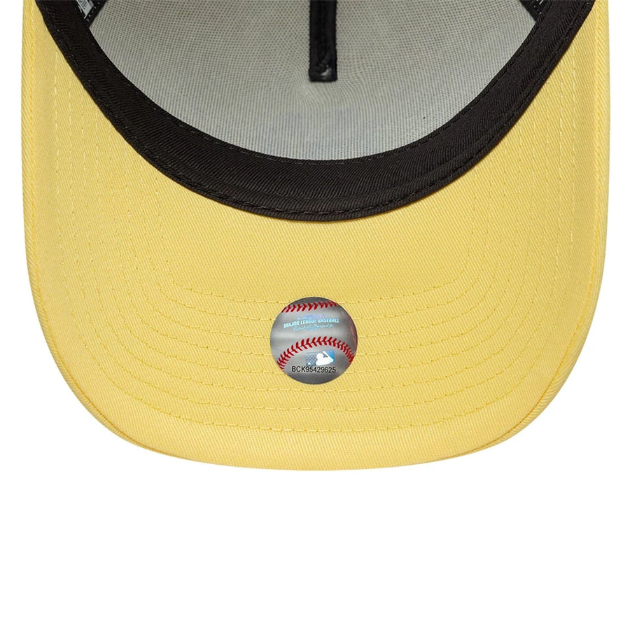 This is a New York Yankees MLB Cream & Yellow 9FORTY A-Frame Adjustable Cap 7