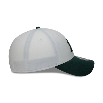 This is a New York Yankees MLB White 39THIRTY Stretch Fit Cap 5