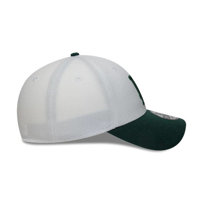 This is a LA Dodgers MLB White 39THIRTY Stretch Fit Cap 5