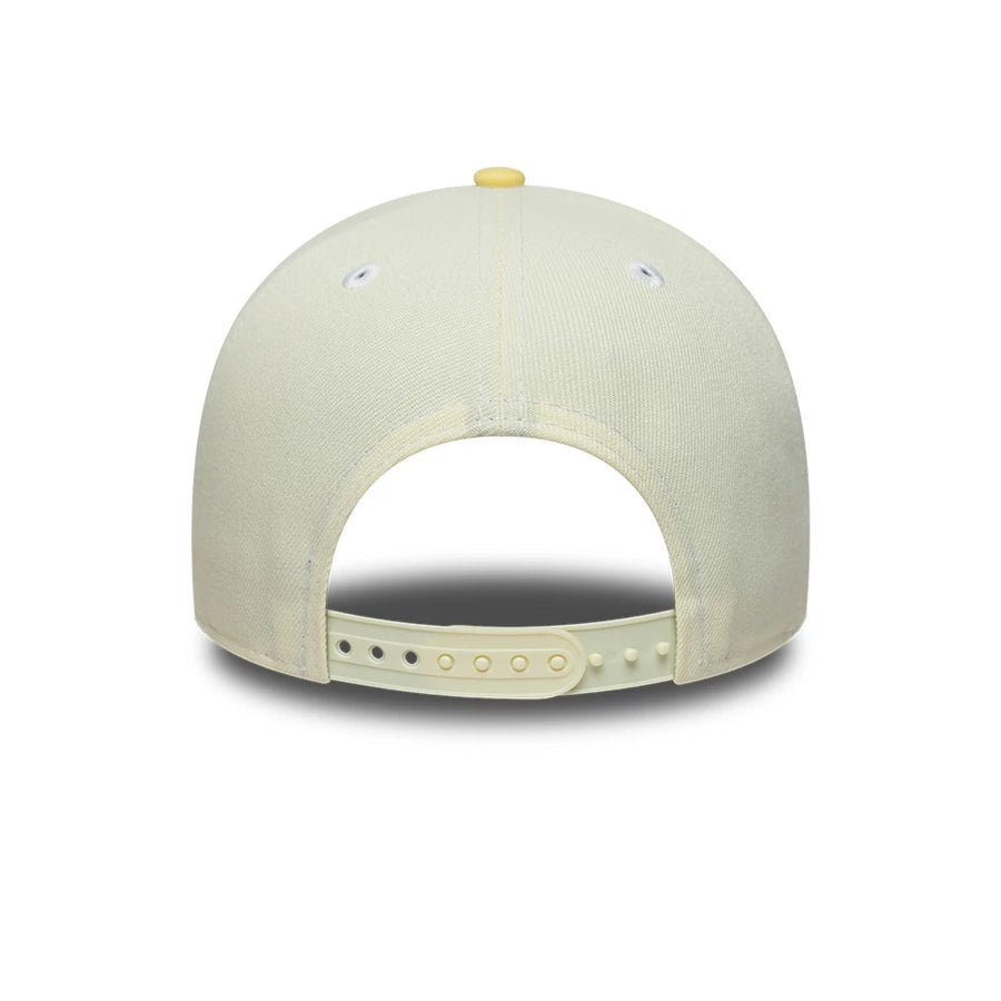 This is a LA Dodgers MLB Pastel Yellow 9FORTY A-Frame Adjustable Cap 6