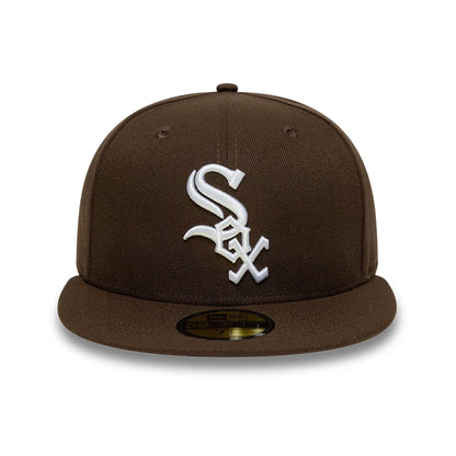 This is a Chicago White Sox MLB Dark Brown 59FIFTY Fitted Cap 3