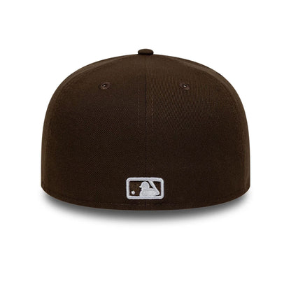 This is a Atlanta Braves MLB Dark Brown 59FIFTY Fitted Cap 6