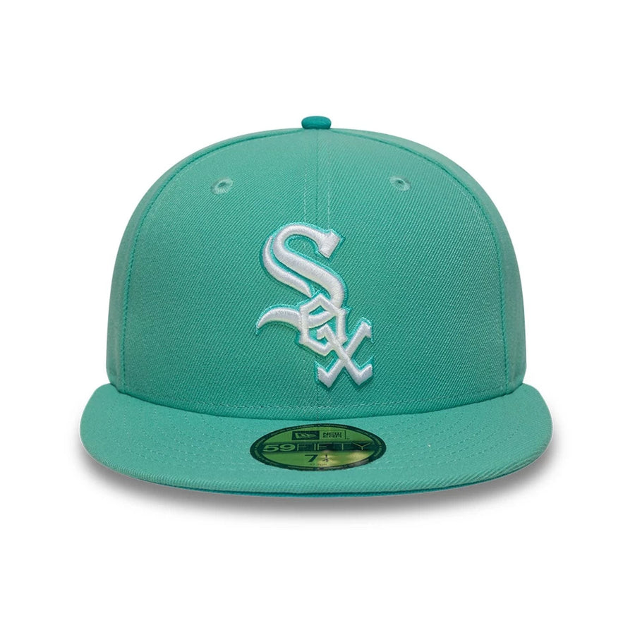 This is a Chicago White Sox MLB Turquoise 59FIFTY Fitted Cap 3