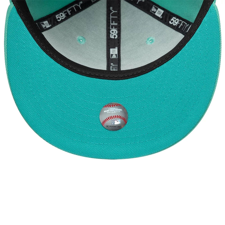 This is a Chicago White Sox MLB Turquoise 59FIFTY Fitted Cap 2