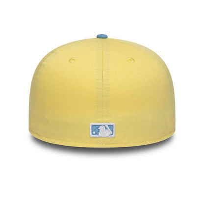 This is a Chicago White Sox MLB Pastel Yellow 59FIFTY Fitted Cap 5
