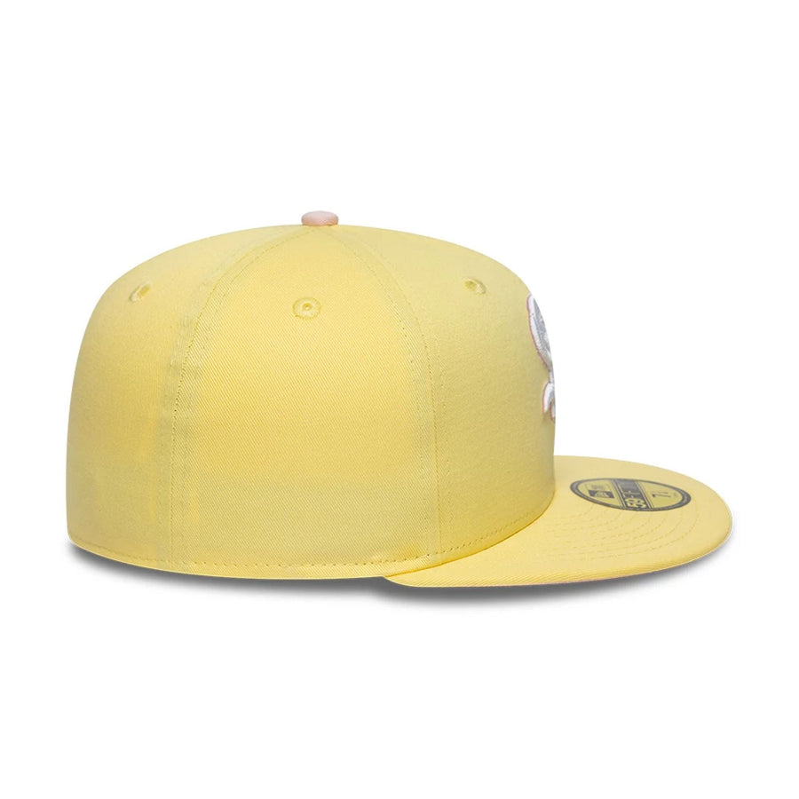 This is a Chicago White Sox MLB Yellow 59FIFTY Fitted Cap 6