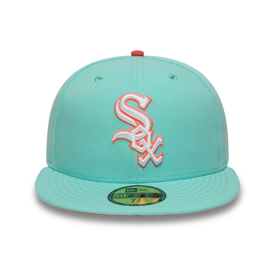 This is a Chicago White Sox MLB Turquoise 59FIFTY Fitted Cap 3