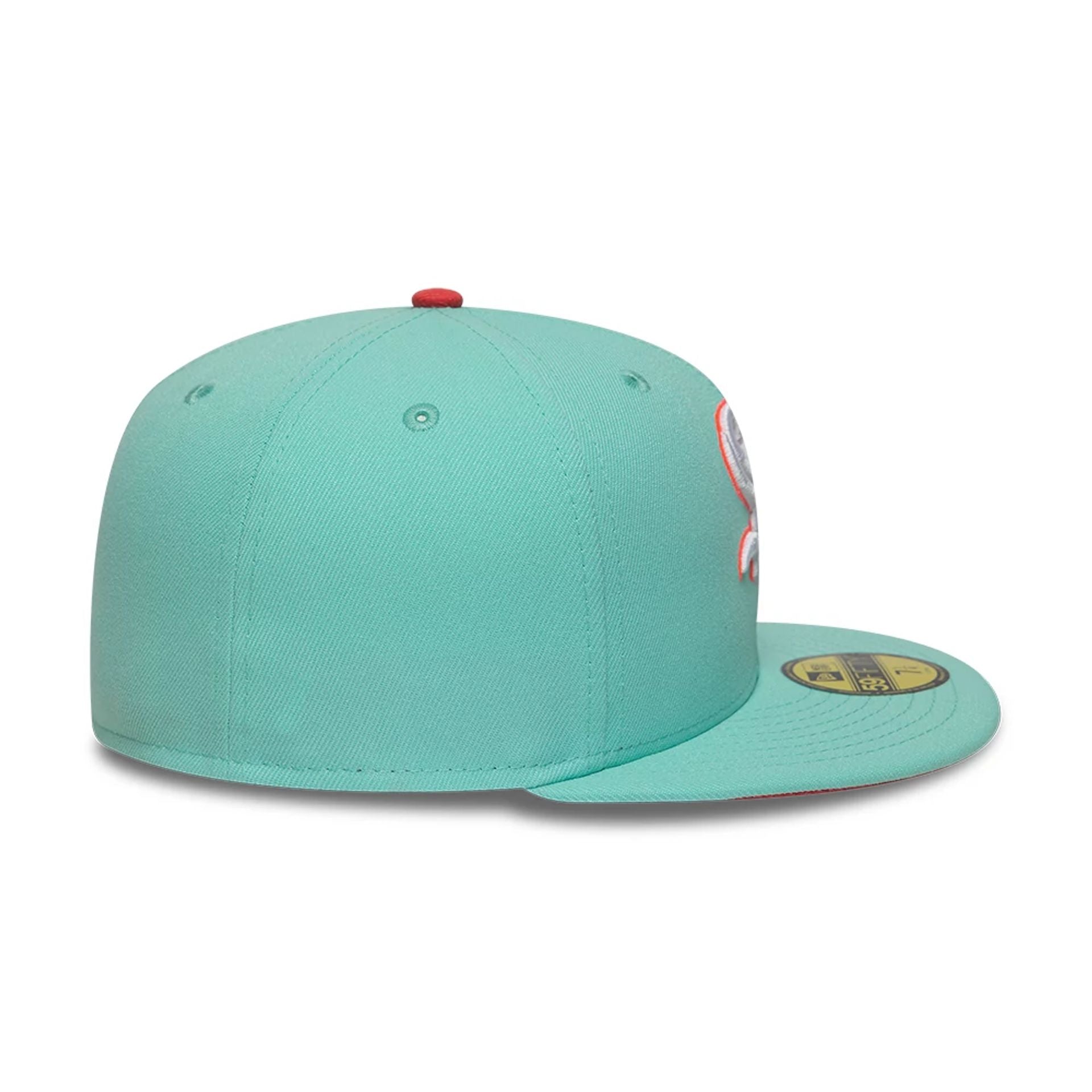 This is a Chicago White Sox MLB Turquoise 59FIFTY Fitted Cap 6