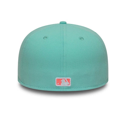 This is a New York Yankees MLB Turquoise 59FIFTY Fitted Cap 5