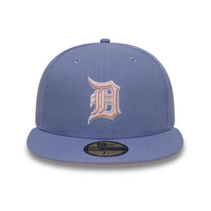 This is a Detroit Tigers MLB Pastel Purple 59FIFTY Fitted Cap 3
