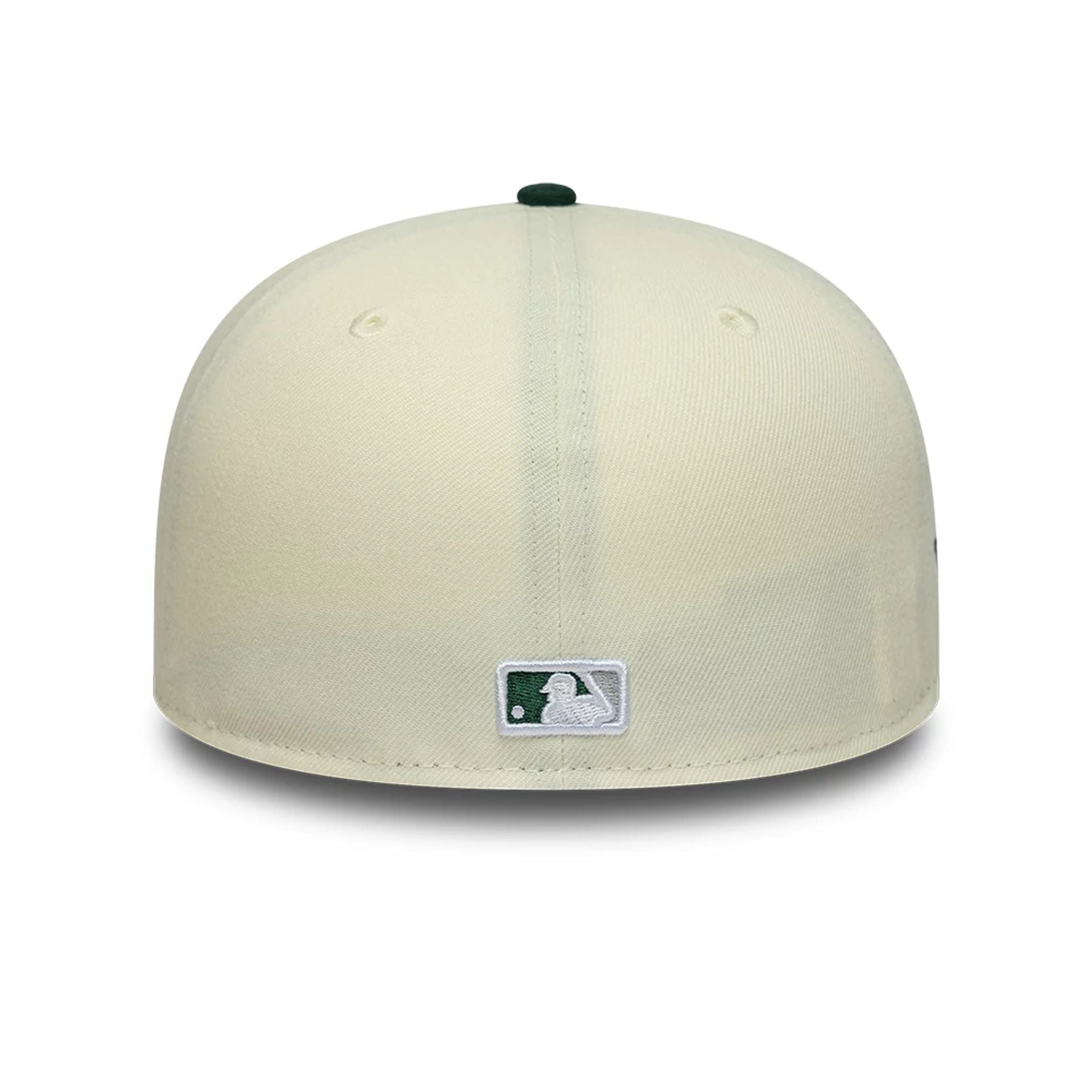 This is a New York Yankees MLB Cream 59FIFTY A-Frame Fitted Cap 7