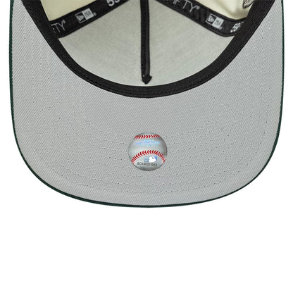 This is a New York Yankees MLB Cream 59FIFTY A-Frame Fitted Cap 2