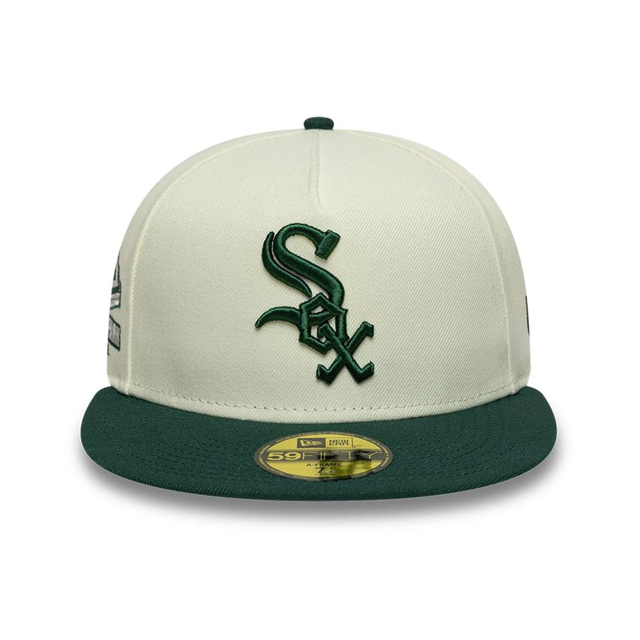 This is a Chicago White Sox MLB Cream 59FIFTY A-Frame Fitted Cap 3