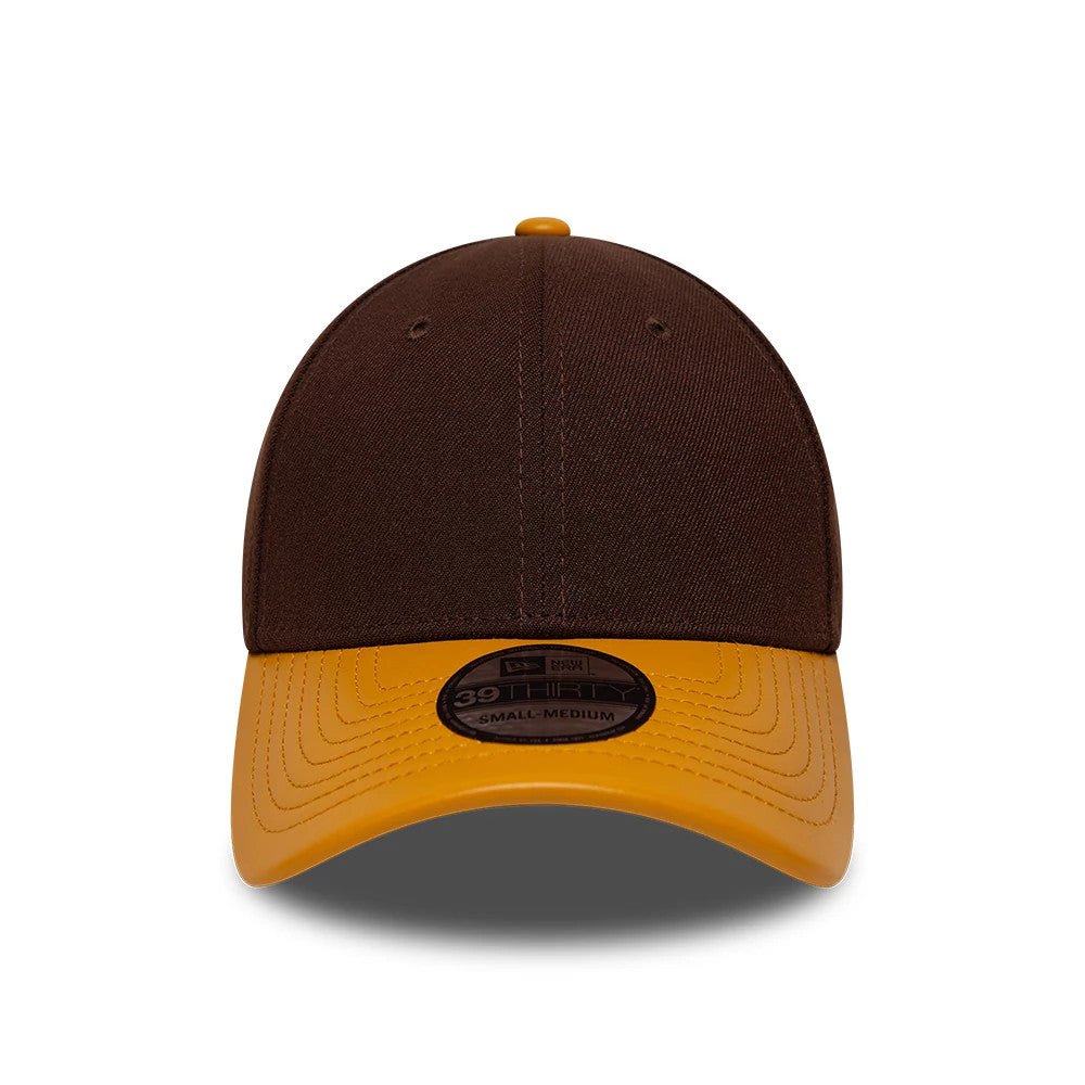 This is a  New Era Dark Brown 39THIRTY Stretch Fit Cap 2