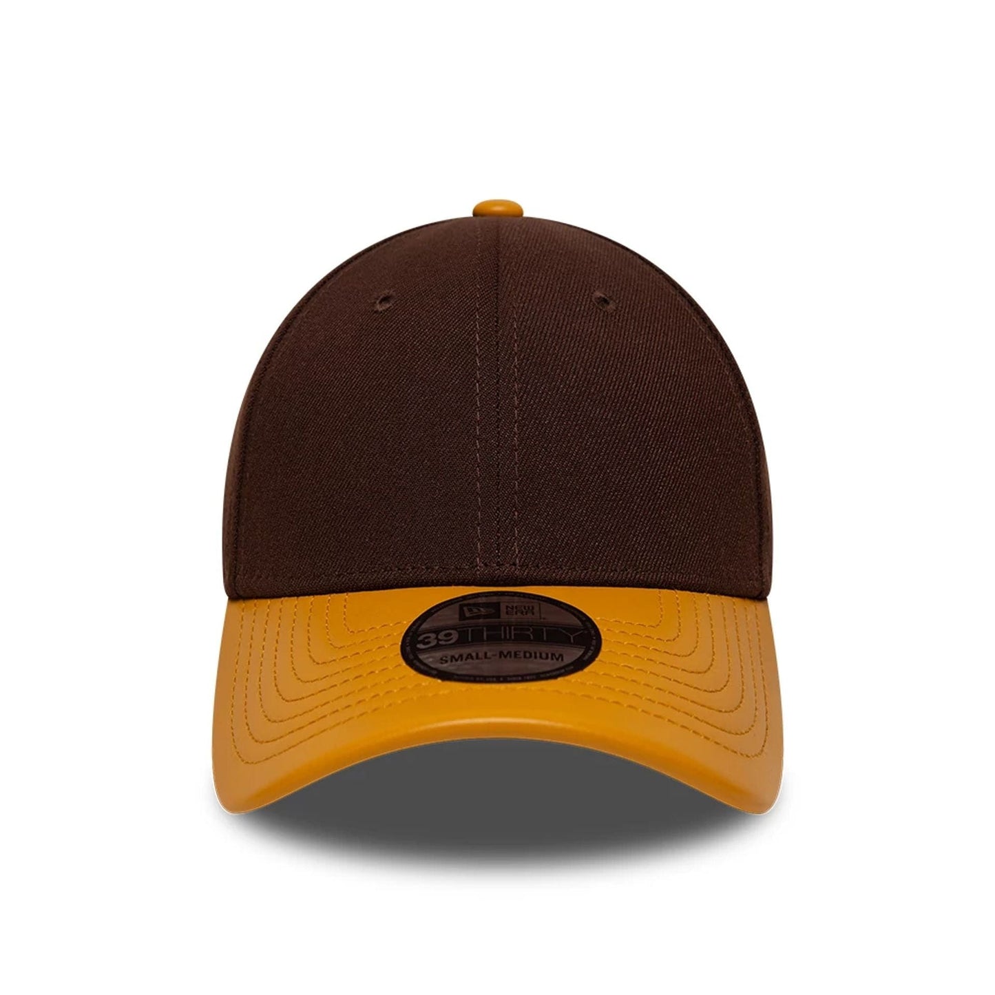 This is a  New Era Dark Brown 39THIRTY Stretch Fit Cap 2