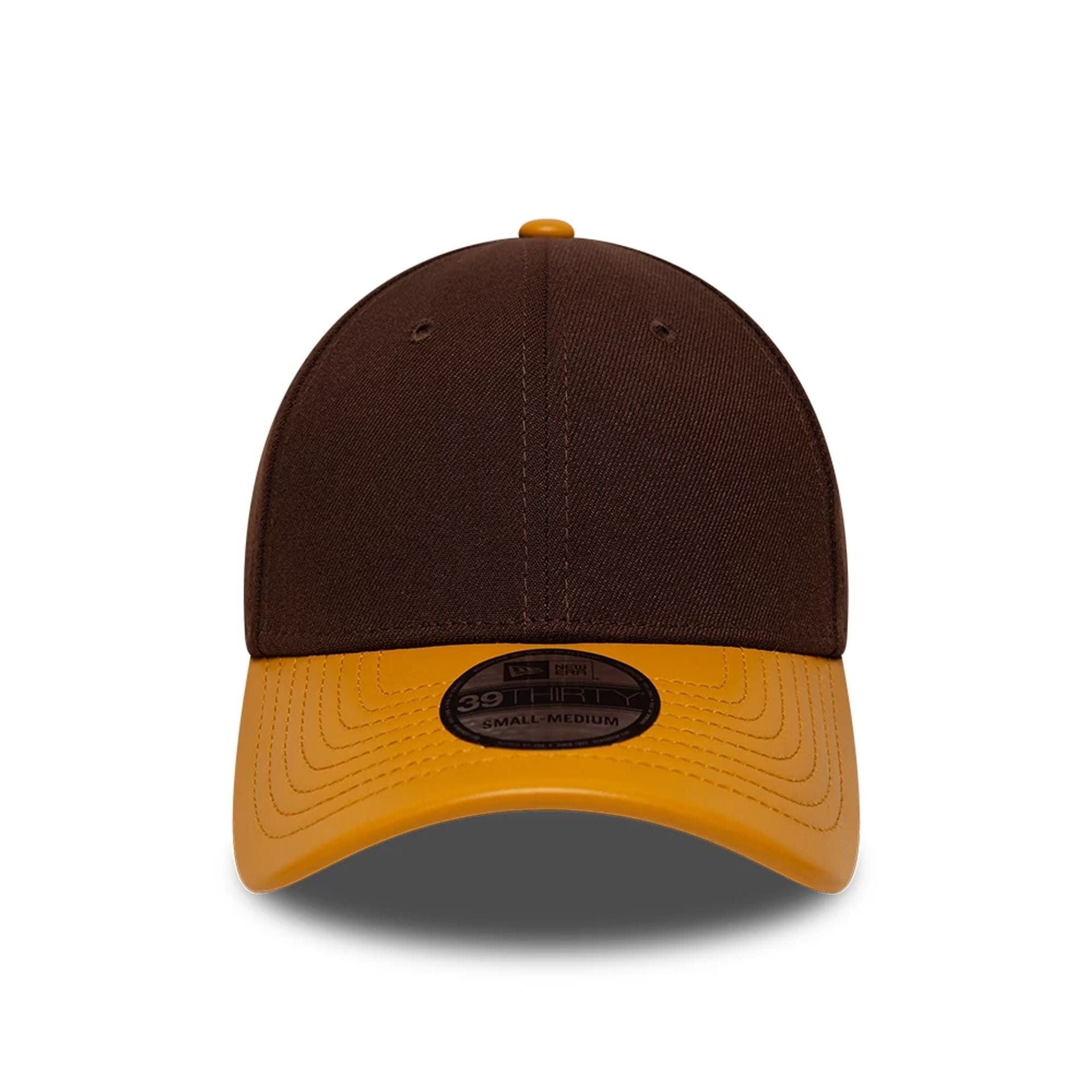This is a  New Era Dark Brown 39THIRTY Stretch Fit Cap 2