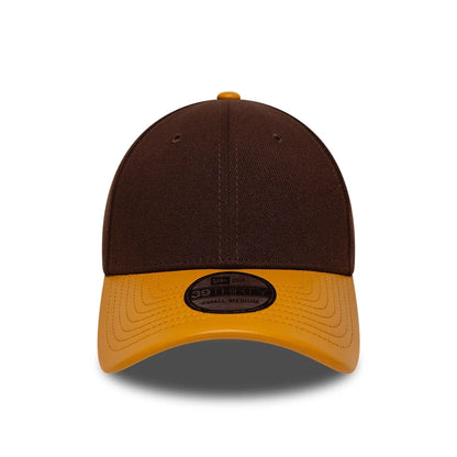 This is a  New Era Dark Brown 39THIRTY Stretch Fit Cap 2