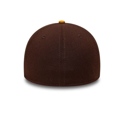 This is a  New Era Dark Brown 39THIRTY Stretch Fit Cap 6