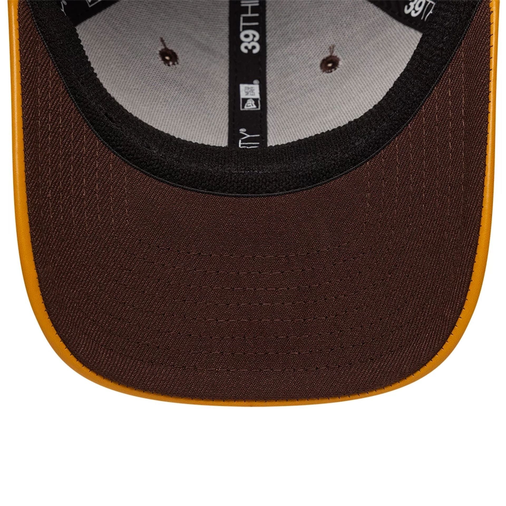 This is a  New Era Dark Brown 39THIRTY Stretch Fit Cap 7