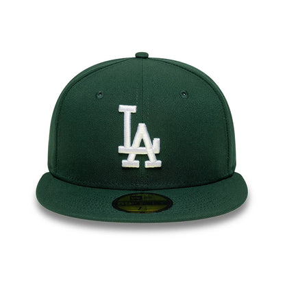 Pictured is this MLB LA Dodgers 59FIFTY Fitted cap in dark green. 3