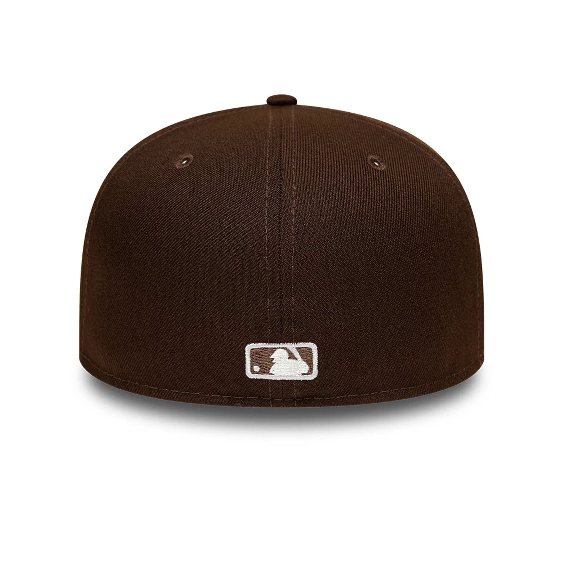 Pictured is this MLB New York Yankees 59FIFTY Fitted cap in dark brown. 5