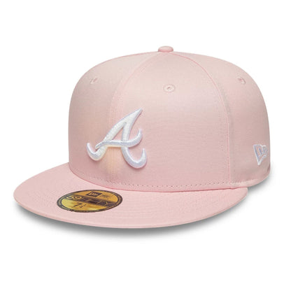 This is a Atlanta Braves MLB Pink 59FIFTY Fitted Cap 4