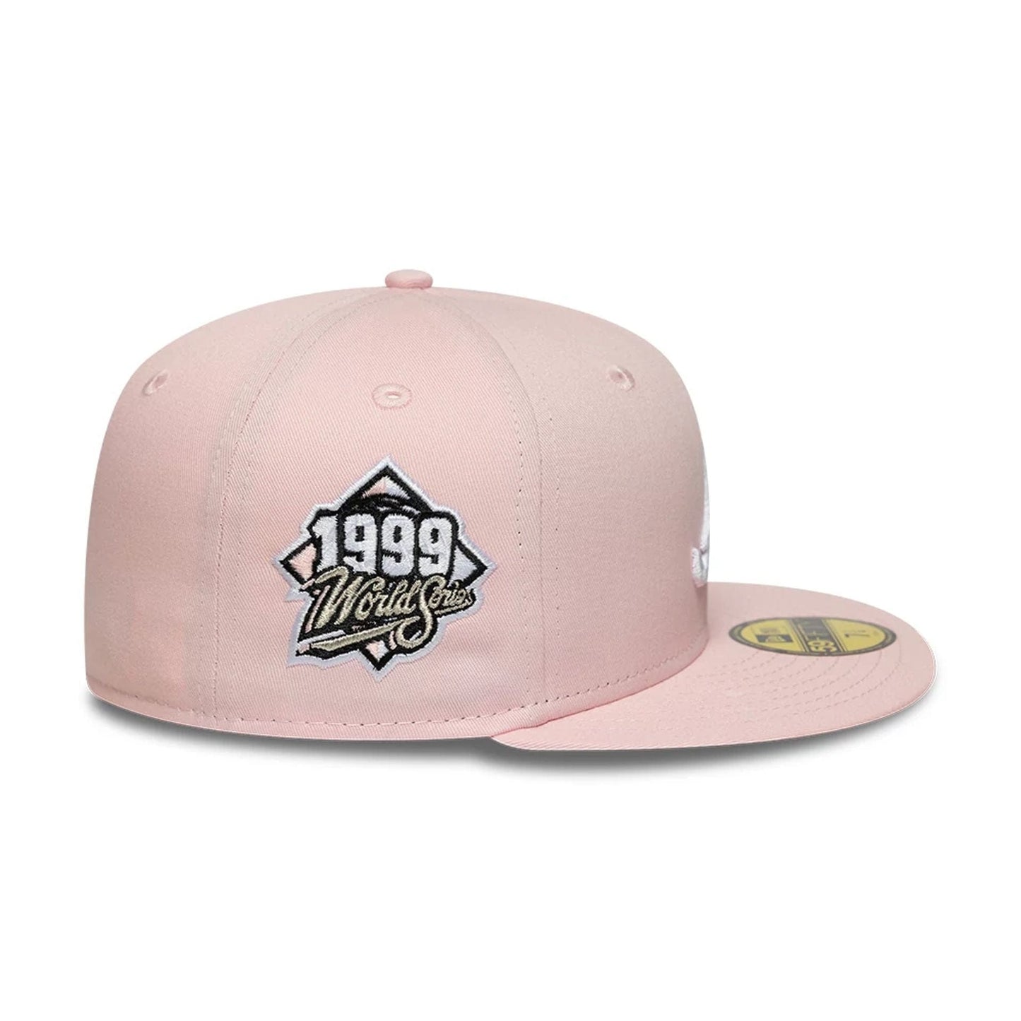 This is a Atlanta Braves MLB Pink 59FIFTY Fitted Cap 5