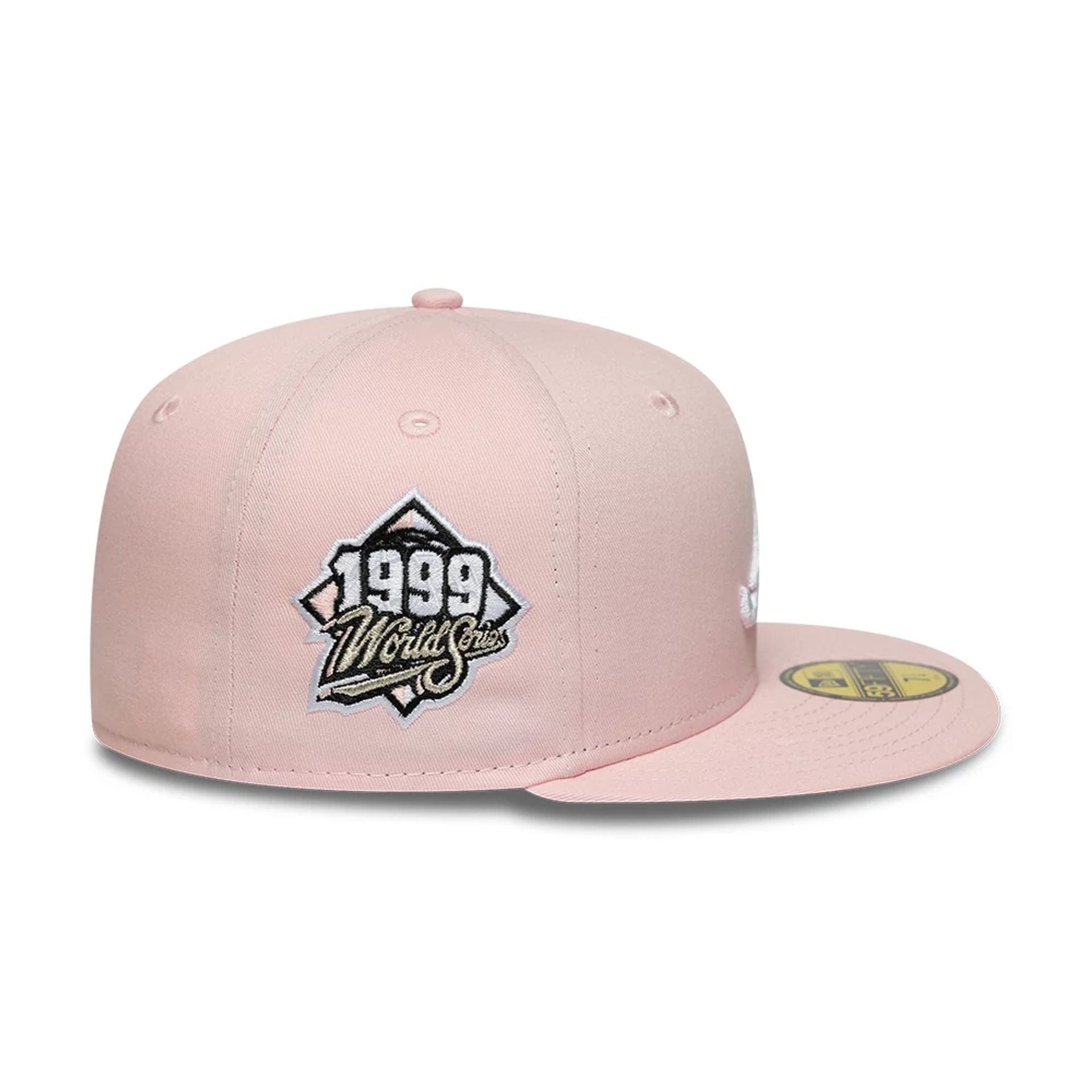 This is a Atlanta Braves MLB Pink 59FIFTY Fitted Cap 5