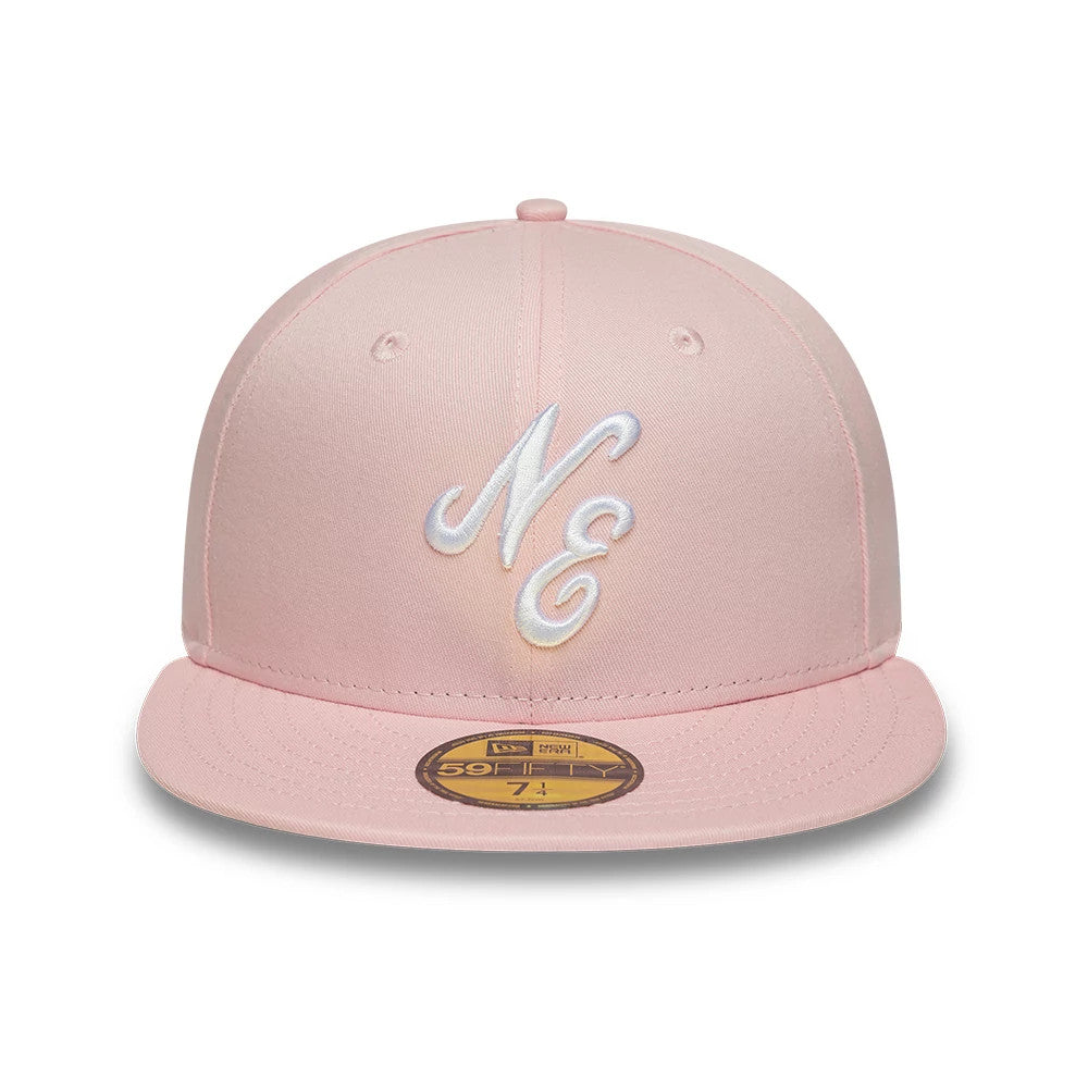 This is a New Era Heritage Connect Pastel Pink 59FIFTY Fitted Cap 3
