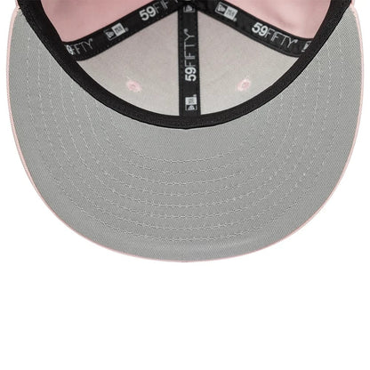 This is a New Era Heritage Connect Pastel Pink 59FIFTY Fitted Cap 2