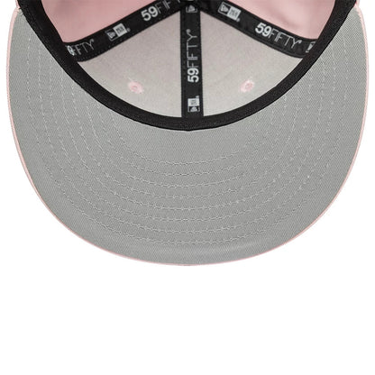 This is a New Era Heritage Connect Pastel Pink 59FIFTY Fitted Cap 2