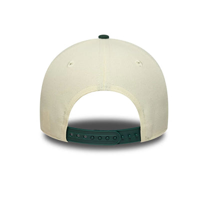 This is a  New Era Cream 9FORTY A-Frame Adjustable Cap 5