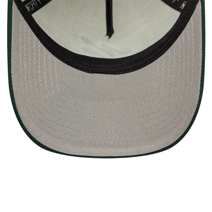 This is a  New Era Cream 9FORTY A-Frame Adjustable Cap 2