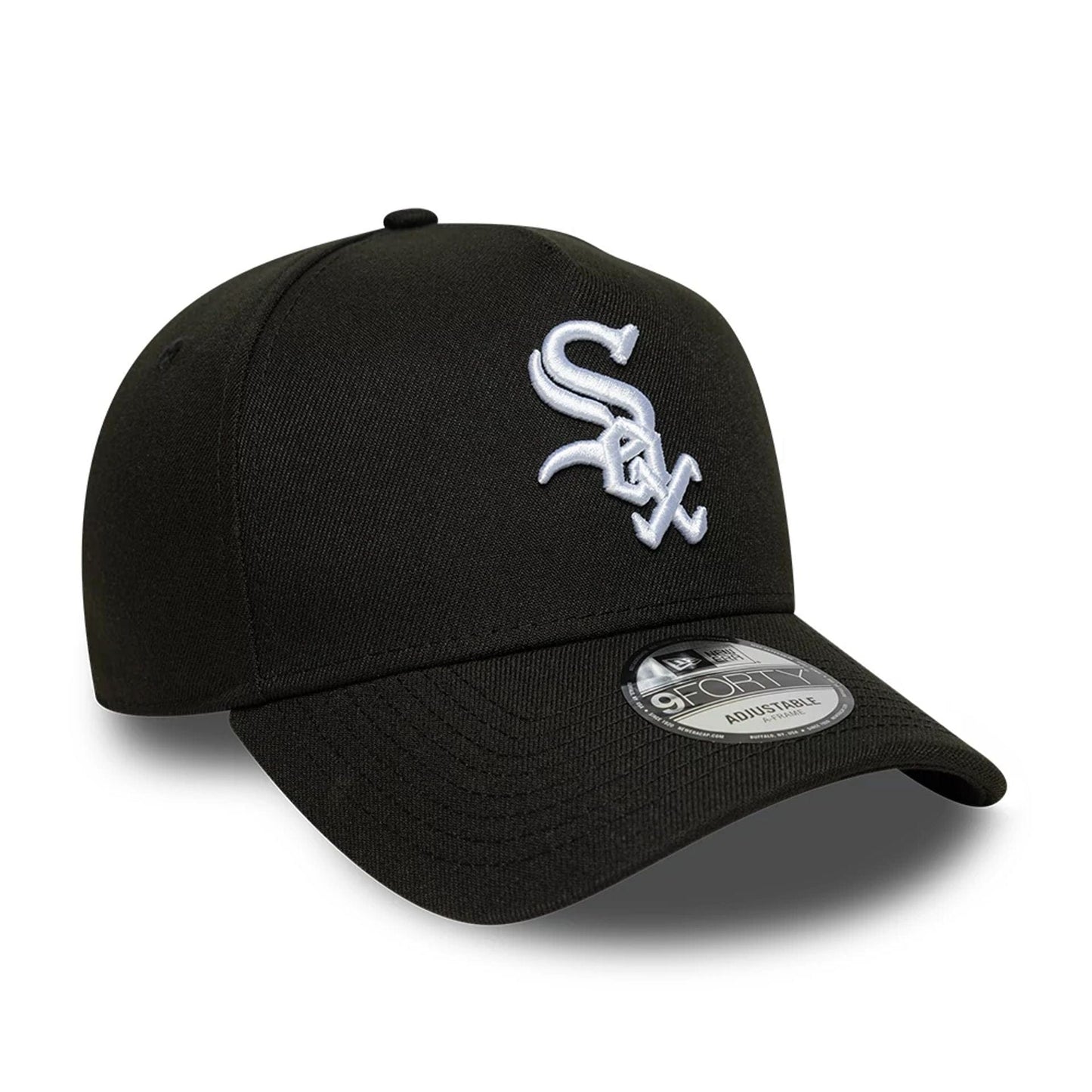 This is a Chicago White Sox MLB Black 9FORTY A-Frame Adjustable Cap 3