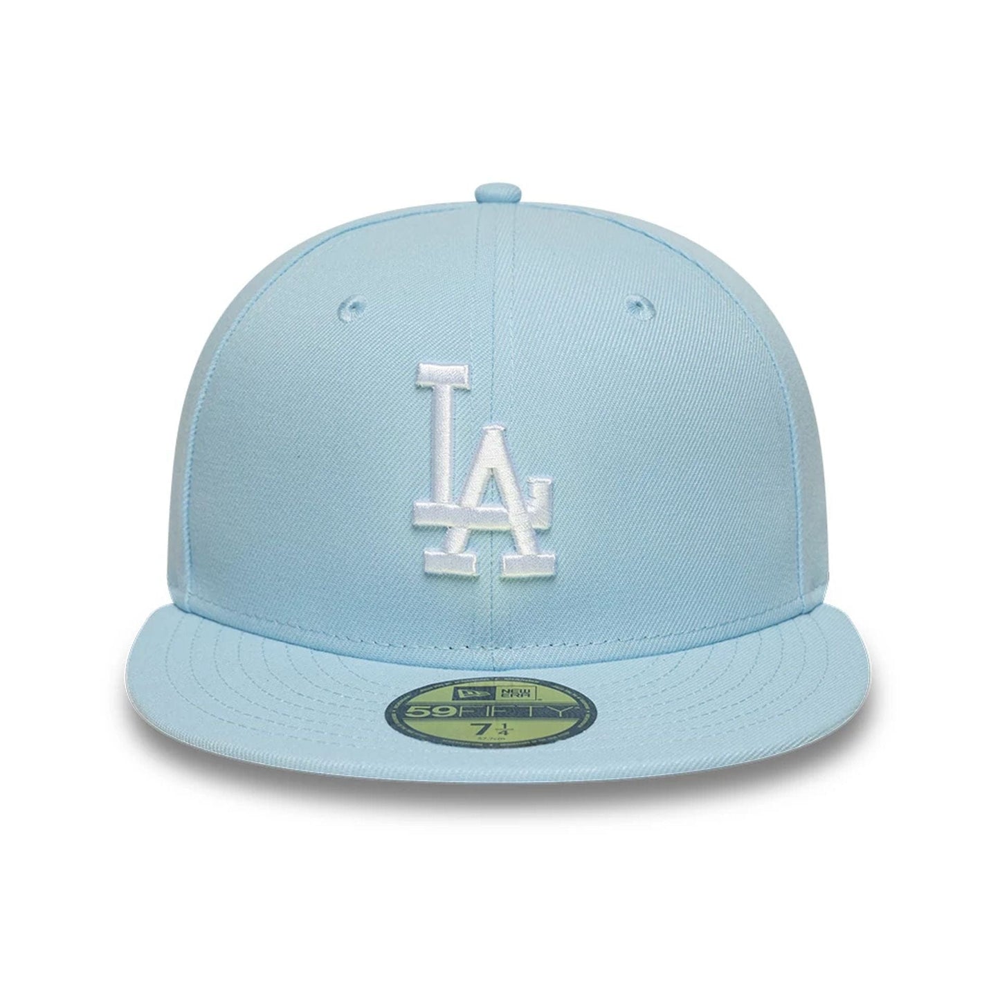 This is a LA Dodgers MLB Pastel Blue 59FIFTY Fitted Cap 2