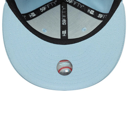 This is a LA Dodgers MLB Pastel Blue 59FIFTY Fitted Cap 7