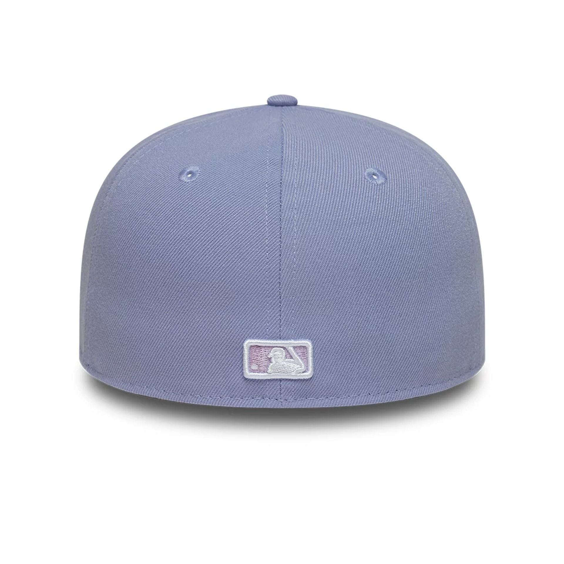 This is a Atlanta Braves MLB Pastel Purple 59FIFTY Fitted Cap 6