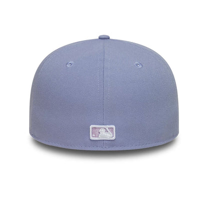 This is a Atlanta Braves MLB Pastel Purple 59FIFTY Fitted Cap 6