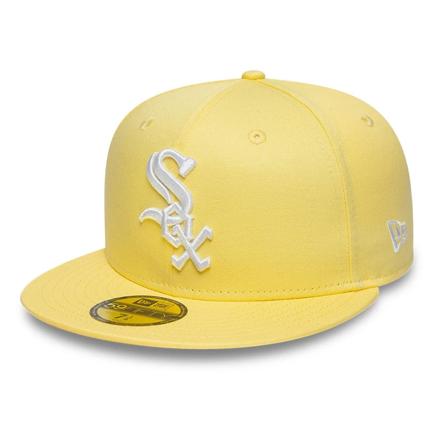 This is a Chicago White Sox MLB Yellow 59FIFTY Fitted Cap 1