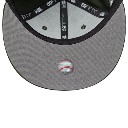This is a New York Yankees MLB Dark Green 59FIFTY Fitted Cap 2