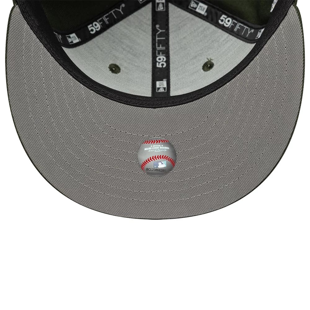 This is a LA Dodgers MLB Dark Green 59FIFTY Fitted Cap 2