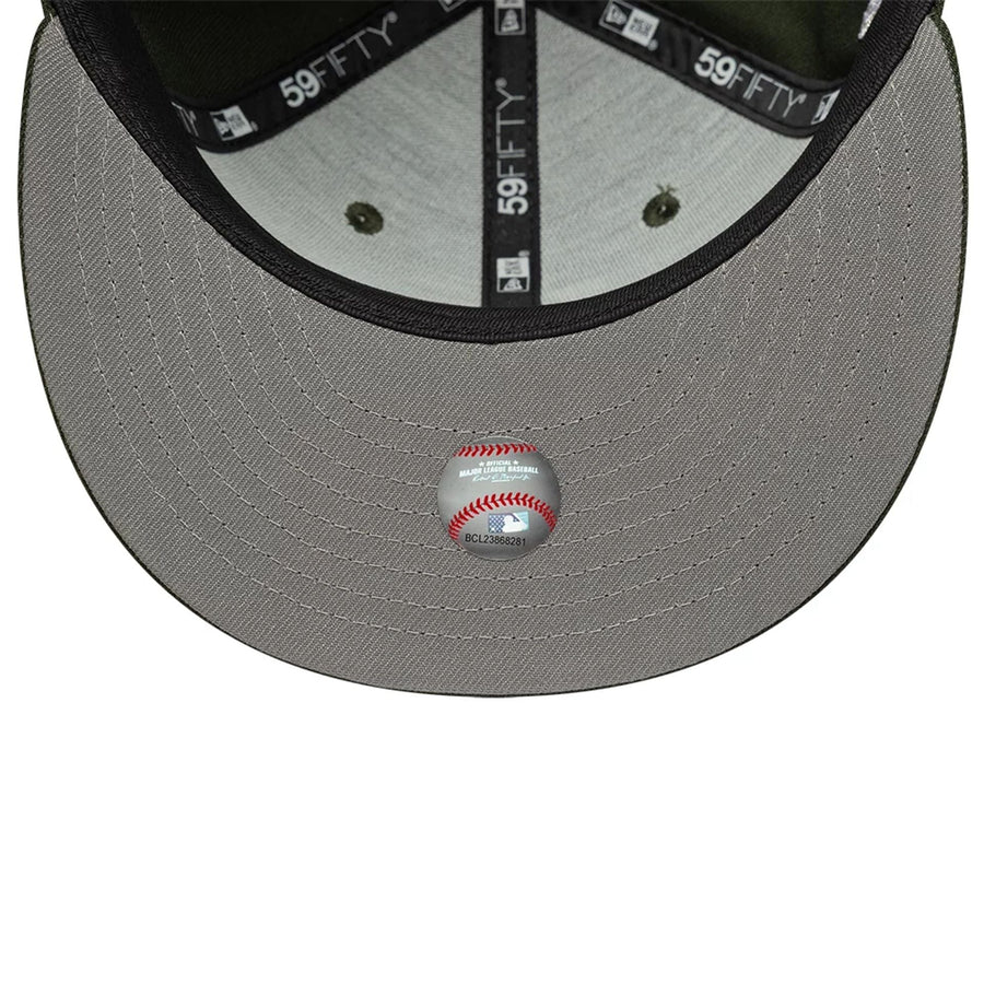 This is a LA Dodgers MLB Dark Green 59FIFTY Fitted Cap 2