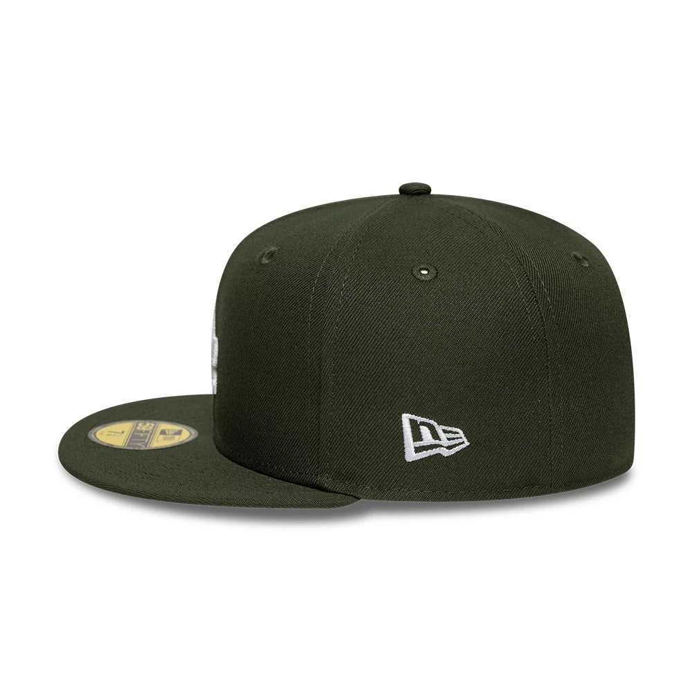 This is an LA Dodgers MLB World Series Dark Green 59FIFTY Fitted Cap 6